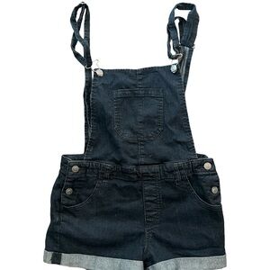 🤍SOLD🤍 Black Denim Short Overalls